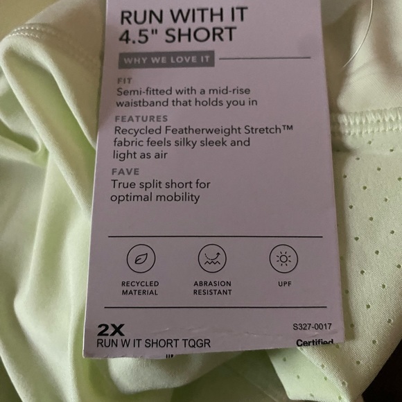 Athleta Run With It Short Super Soft Size 2X NWT - Picture 4 of 14